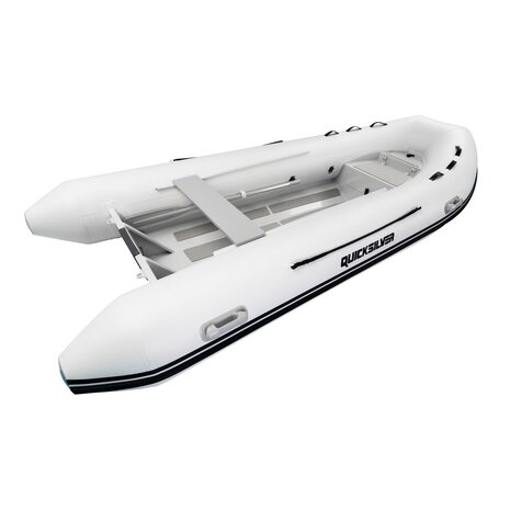 Quicksilver Aluminium RIB PVC (Aluminium 3D Bodem) (Wit)