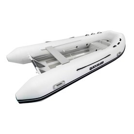 Quicksilver Aluminium RIB PVC (Aluminium 3D Bodem) (Wit)